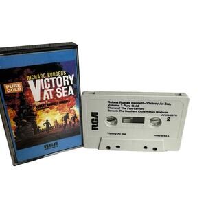 Richard Rodgers Victory At Sea Cassette Tape Robert Russell Bennett Vol 1 Gold